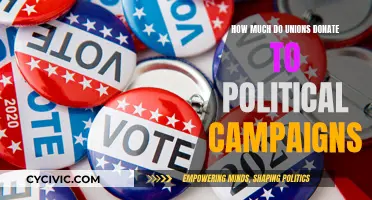 Unions' Political Campaign Donations: How Much Influence?