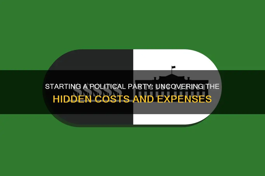 how much does it cost to start a political party