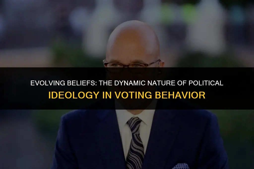 how much does political ideology change over time voting