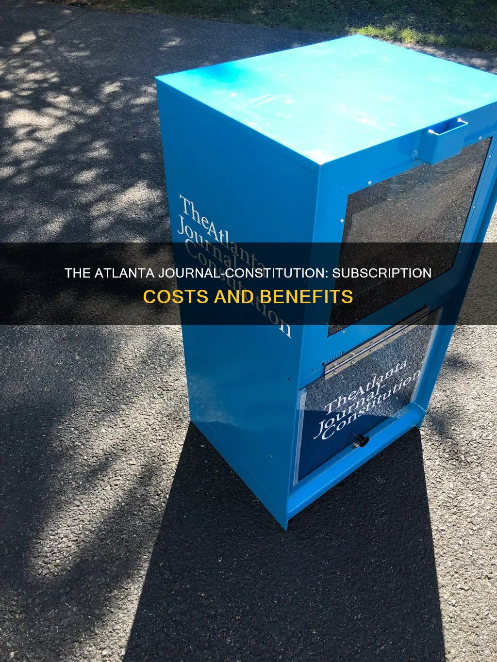 how much does the atlanta journal constitution cost