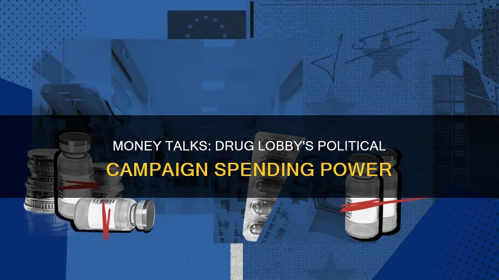 how much does the drug lobby spend on political campaigns