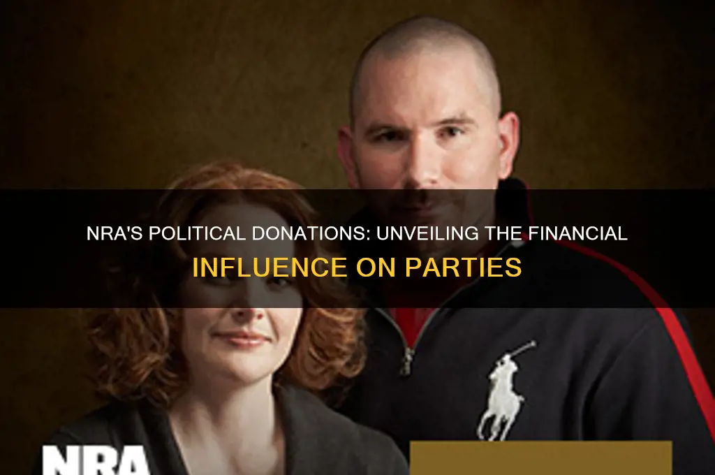 how much does the nra donate to political parties