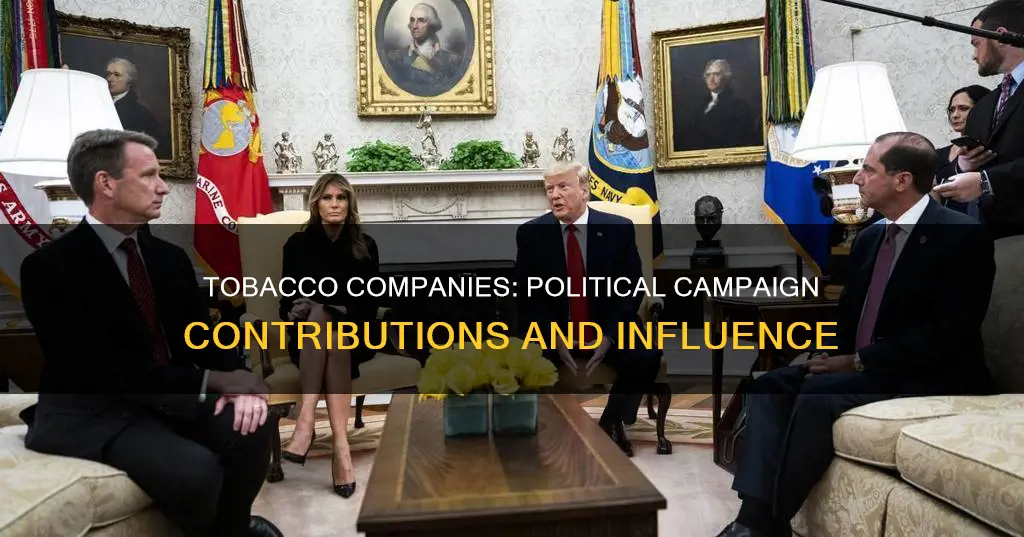 how much have tobacco companies put into political campaigns