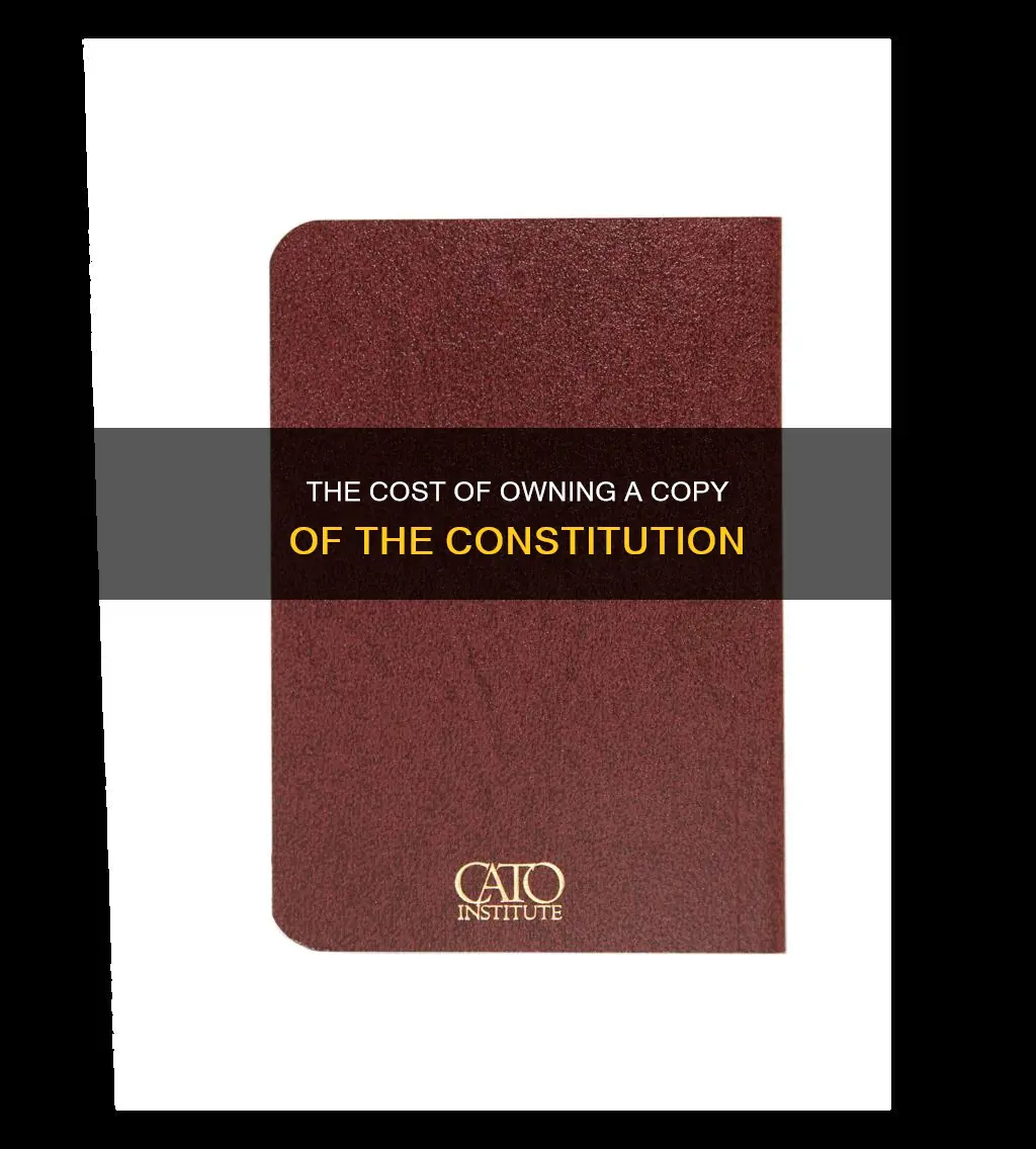 how much is a copy of the constitution