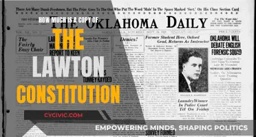 Lawton Constitution Copies: How Much Do They Cost?