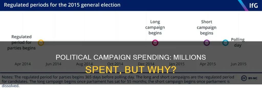 how much is spent on political campaigns each year