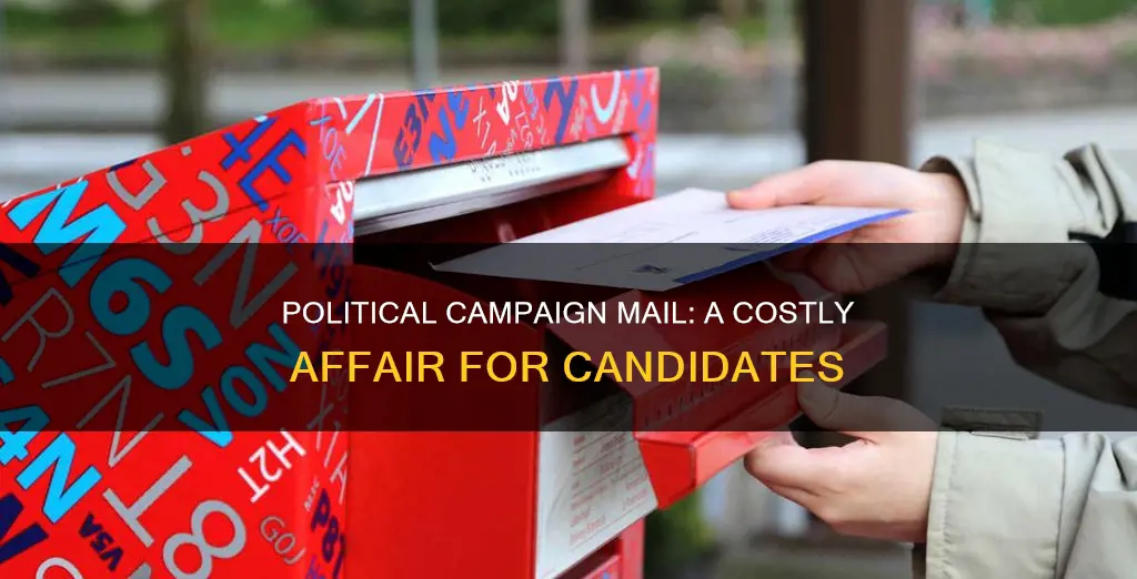 how much money is spent sending out political campaign mail