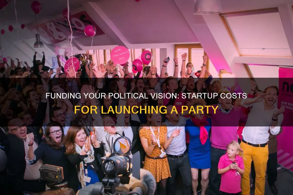 how much money to start a political party