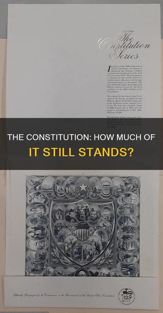 how much of the constitution is still used