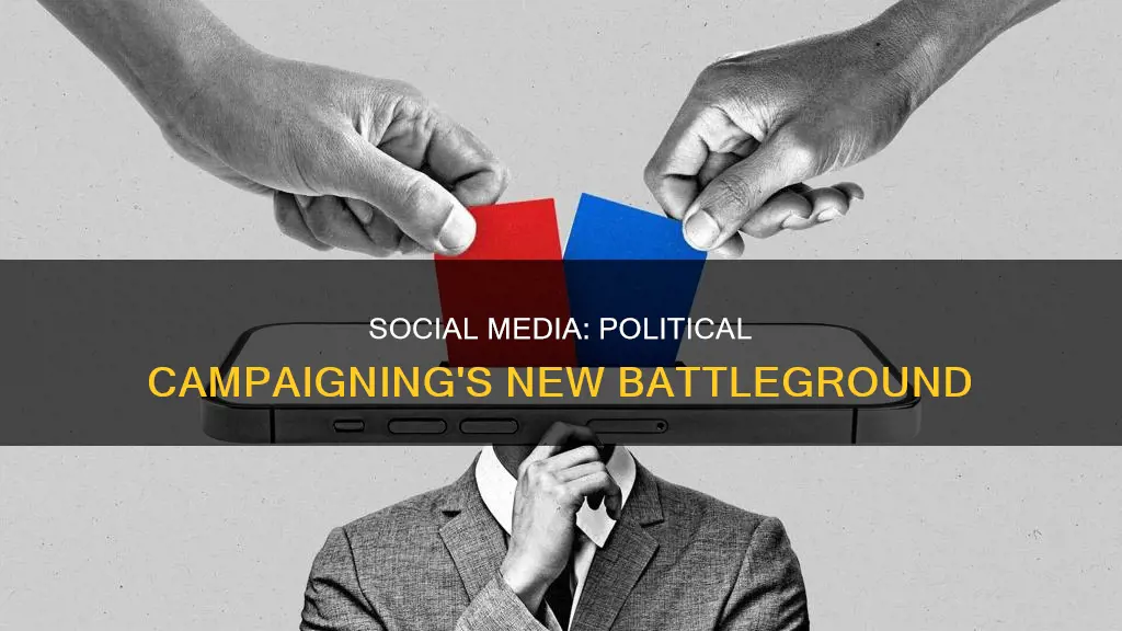 how much political campaigning is done through social media