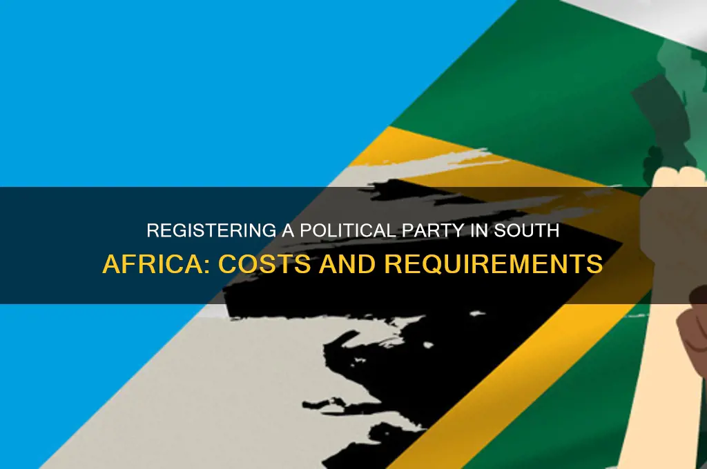 how much to register a political party in south africa