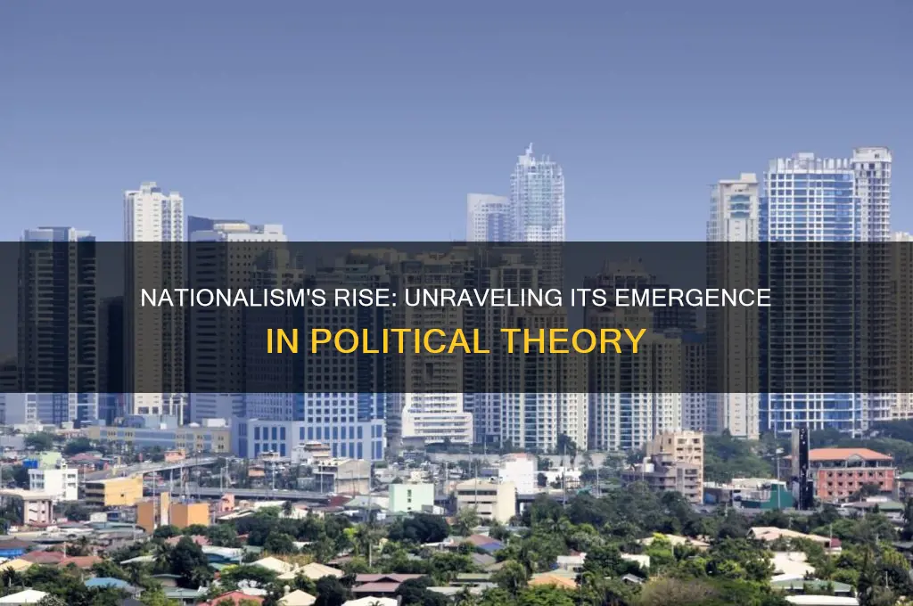 how nationalism emerges political theory