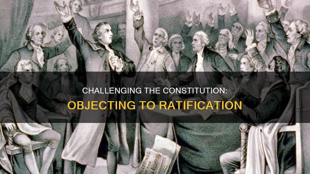 how object to the ratifaction of the constitution