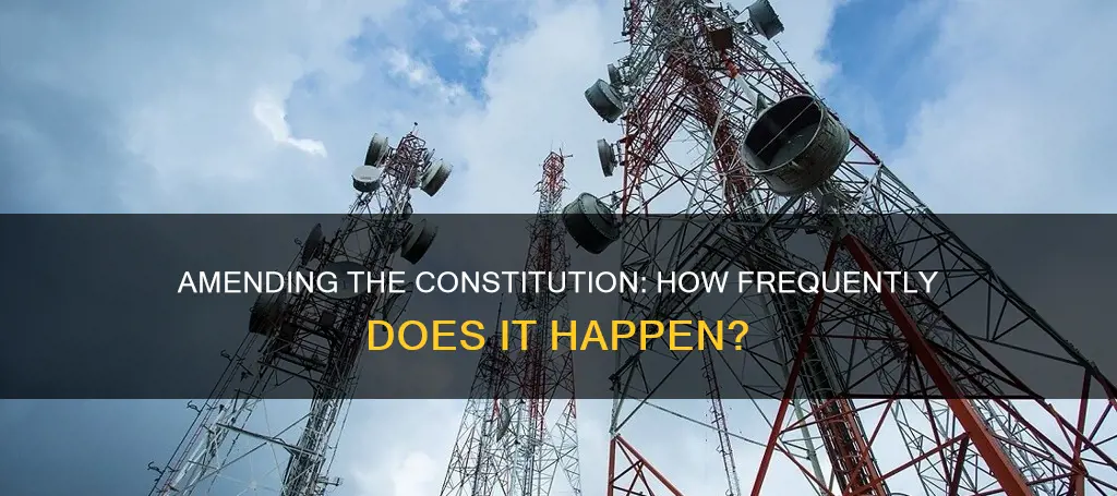 how often are amendments made to the constitution