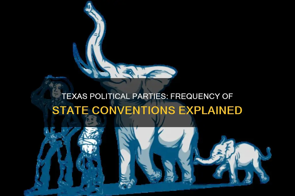how often do political parties in texas hold state conventions