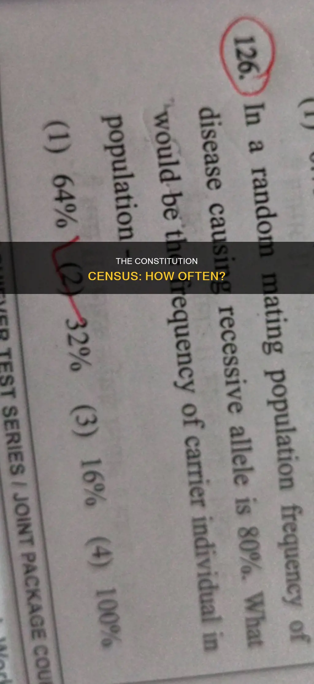 how often does the constitution census be taken