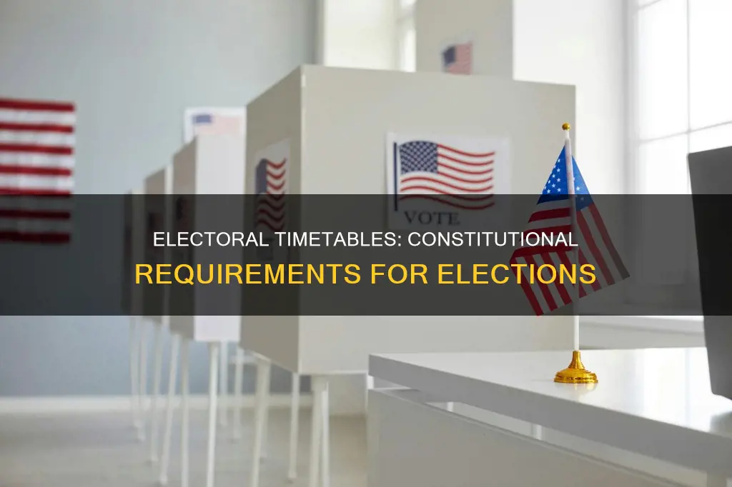 how often does the constitution require a electrion