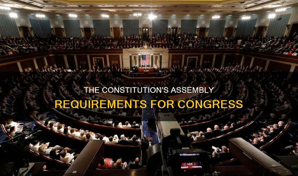 how often does the constitution require congress to be assembled