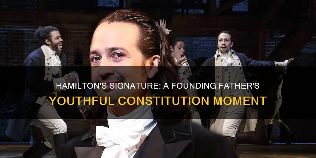 how old was alexander hamilton when he signed the constitution