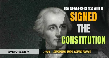 George Read: Signing the Constitution as a Senior Citizen