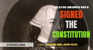 John Hancock's Signature: An Aging Patriot's Legacy