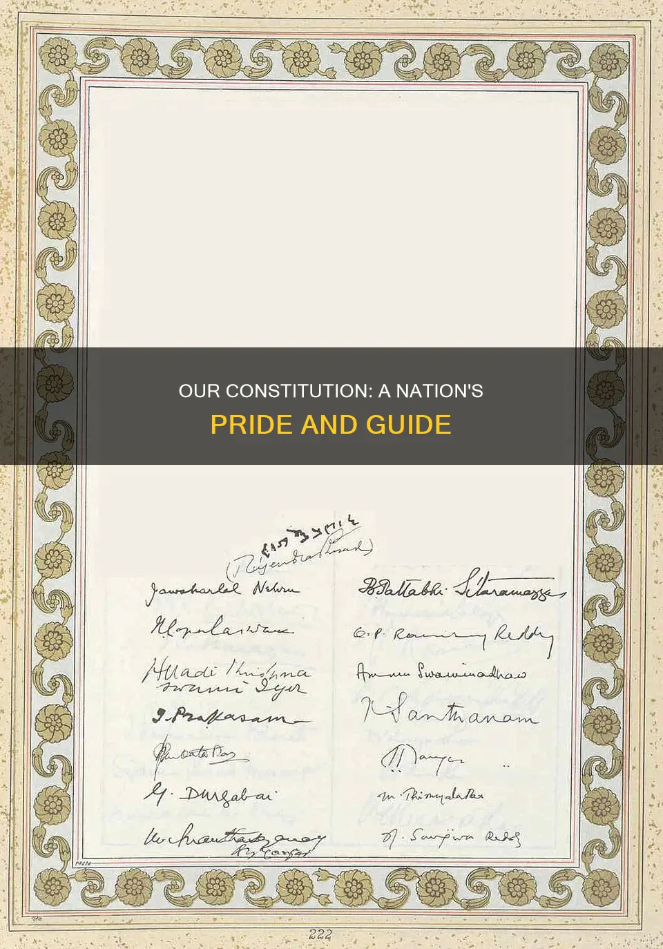 how people look at our constitution for their nation