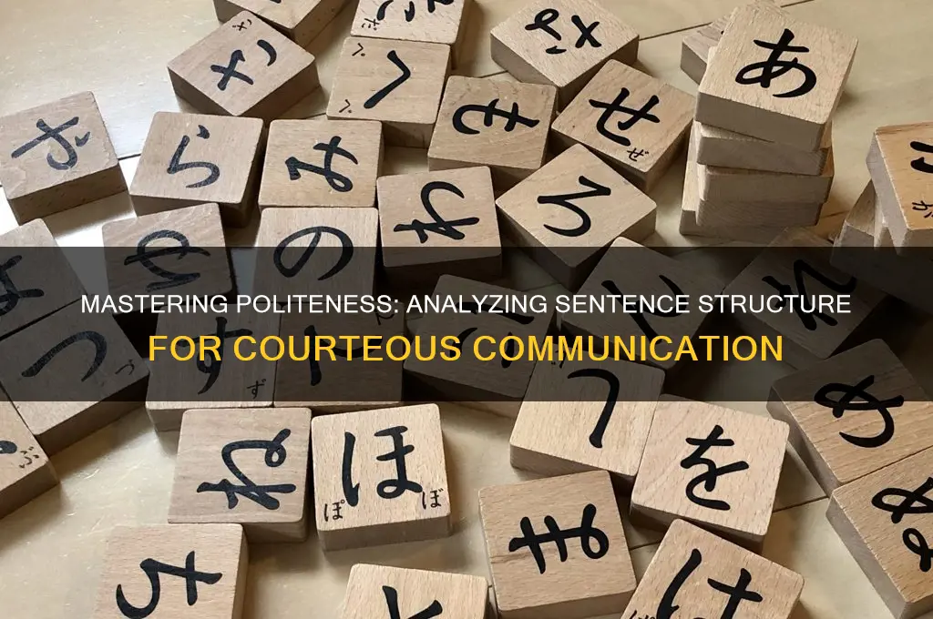 how polite a sentence is