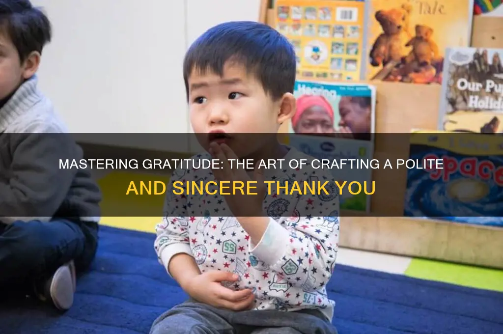 how polite thank you