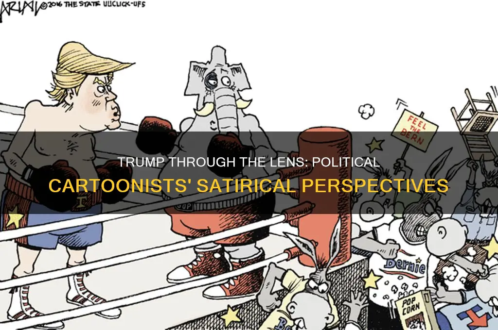 how political cartoonists see trump