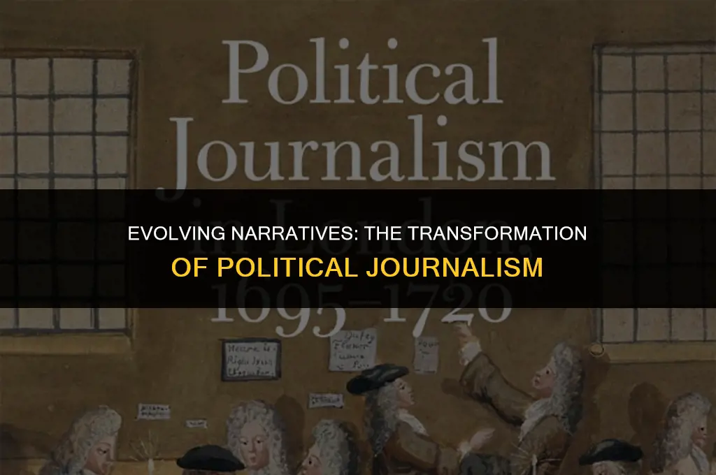 how political journalism changed over time