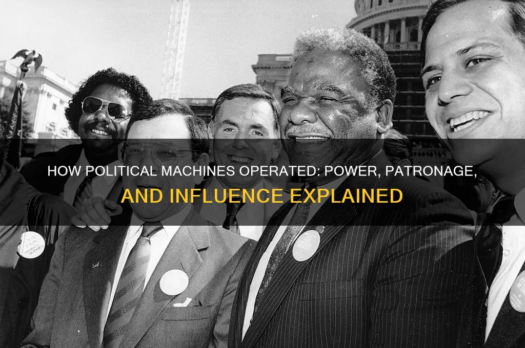 how political machines worked