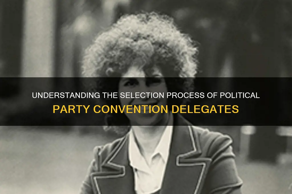 how political party convention delegates are chosen