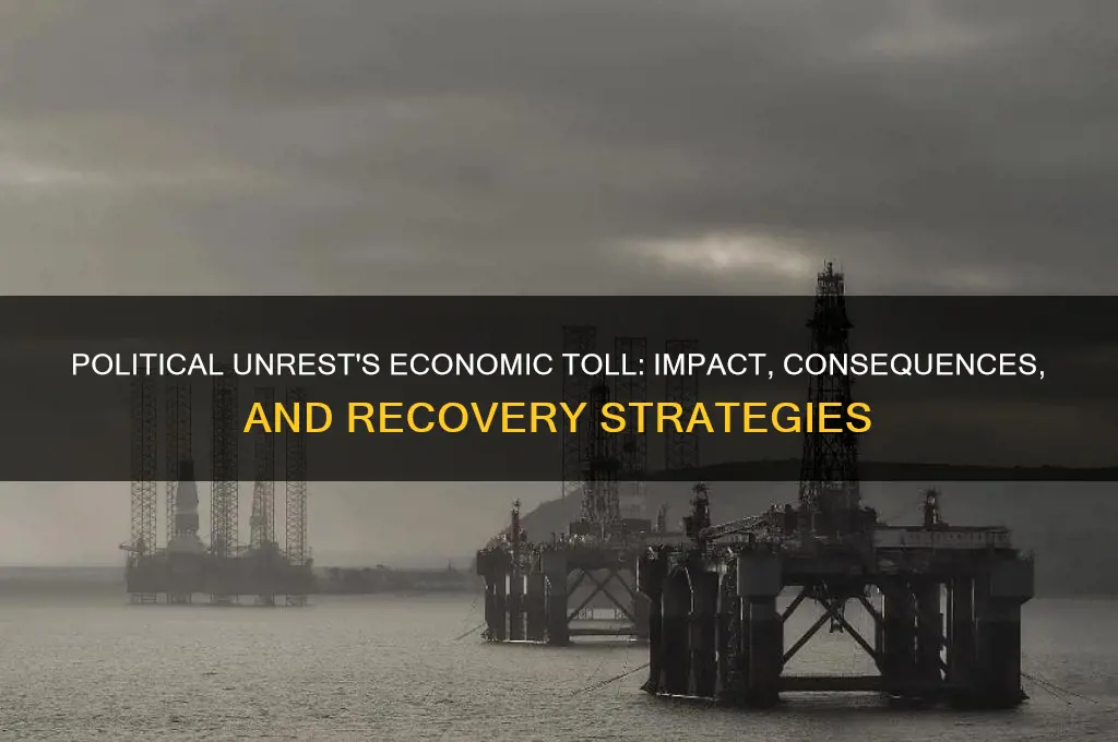 how political unrest hurts economy