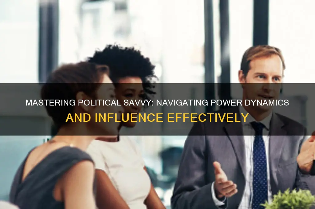 how politically savvy are you