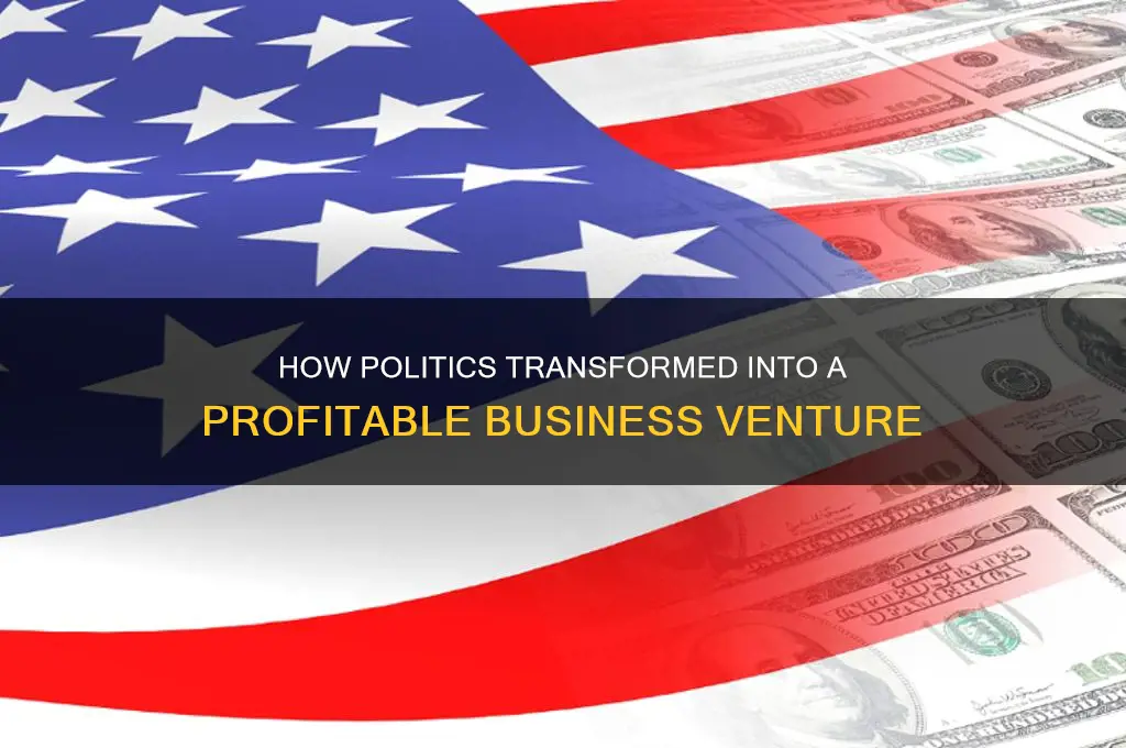 how politics became a busniess