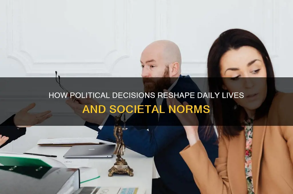 how politics impacted life