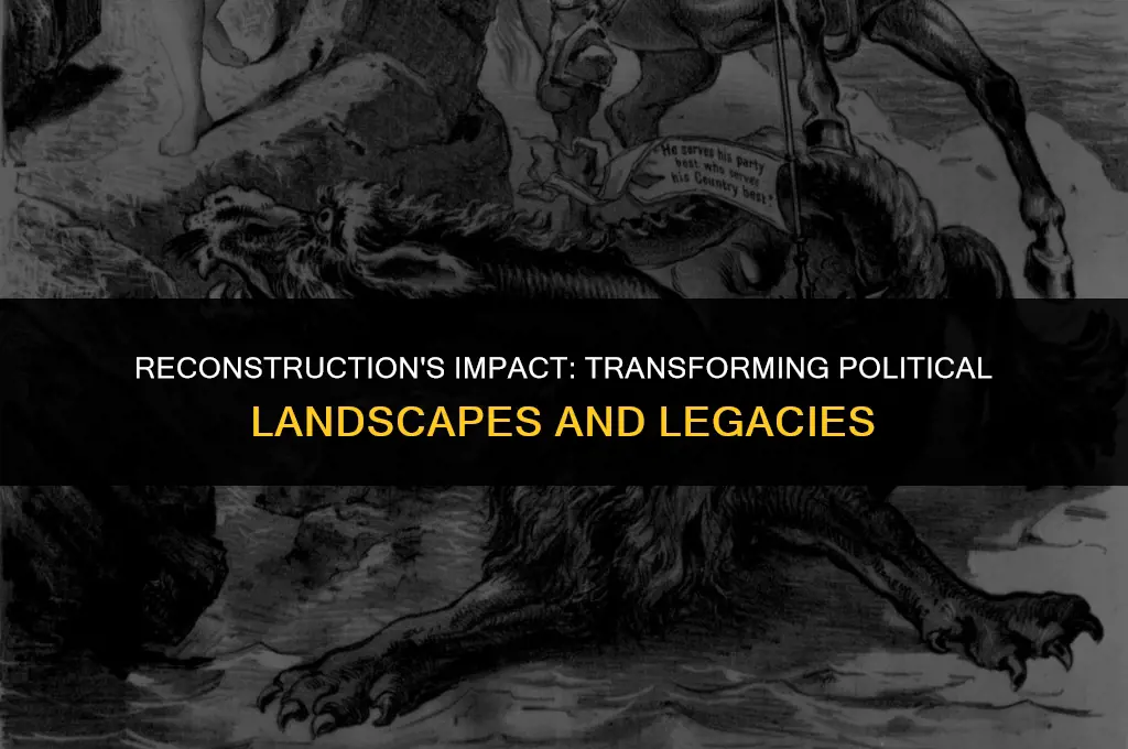 how reconstruction changed politics