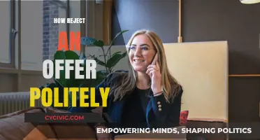Gracefully Declining Offers: A Guide to Polite Rejection Strategies