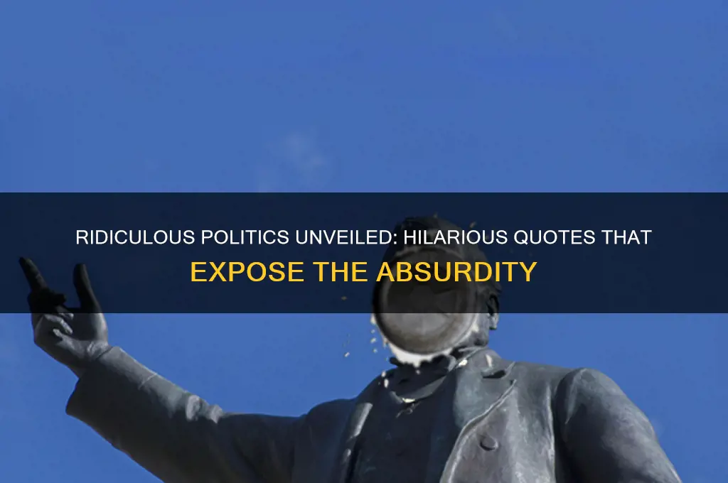 how ridiculous politics is quotes