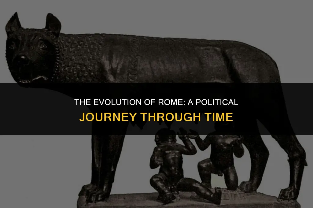 how roman empire s political empire changed over time