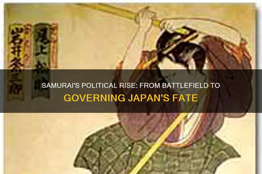how samurai got into politics