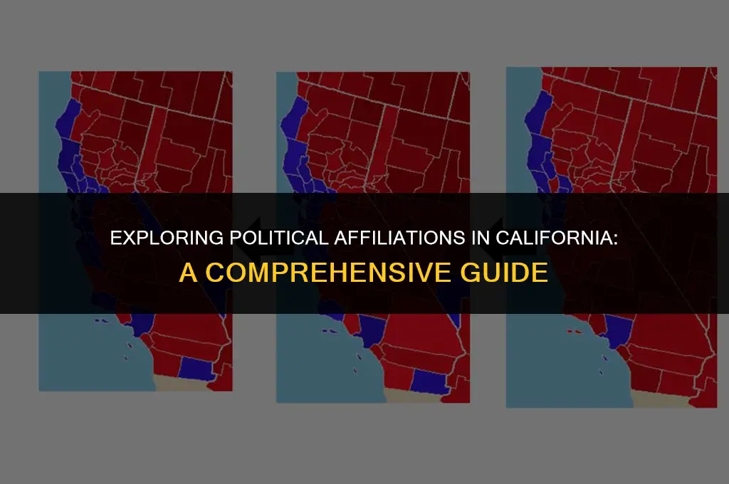 how see political affiliation california