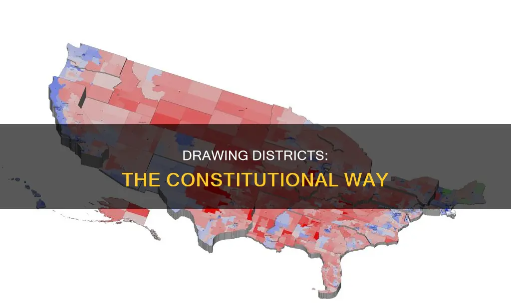 how should districts be drawn according to the constitution
