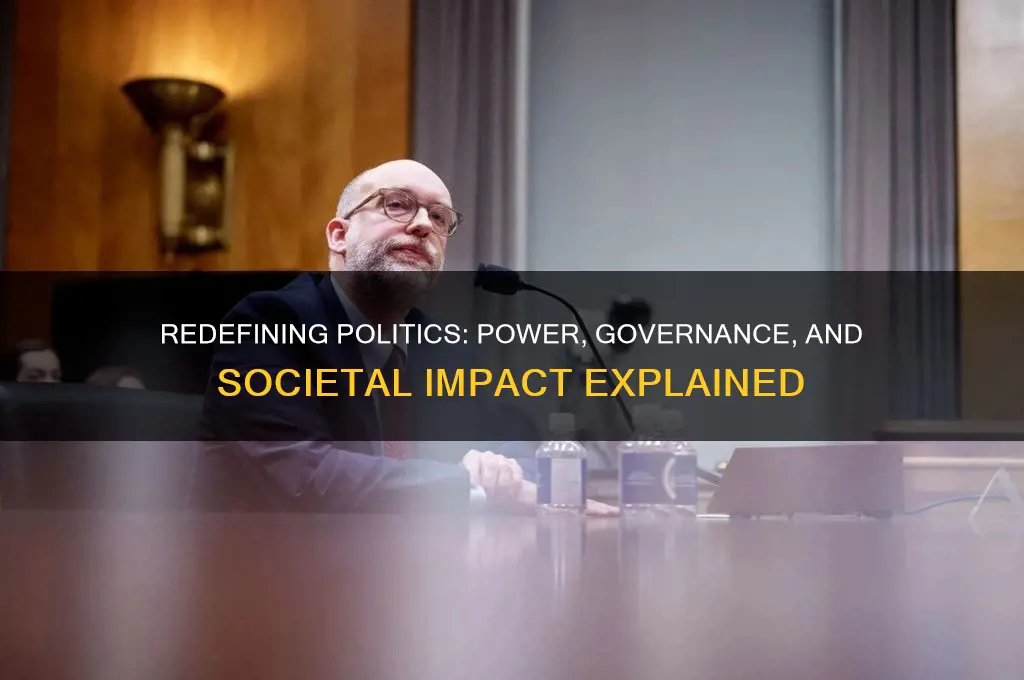 how should politics be defined