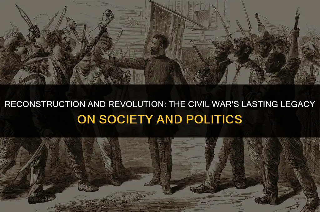 how society and politics changed after the civil war