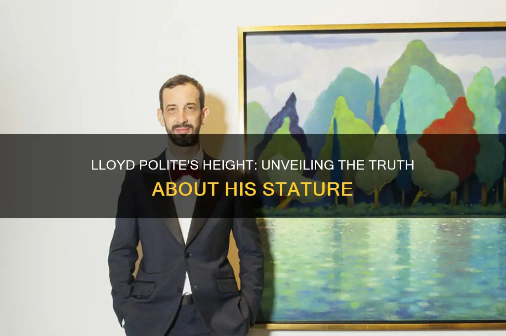 how tall is lloyd polite