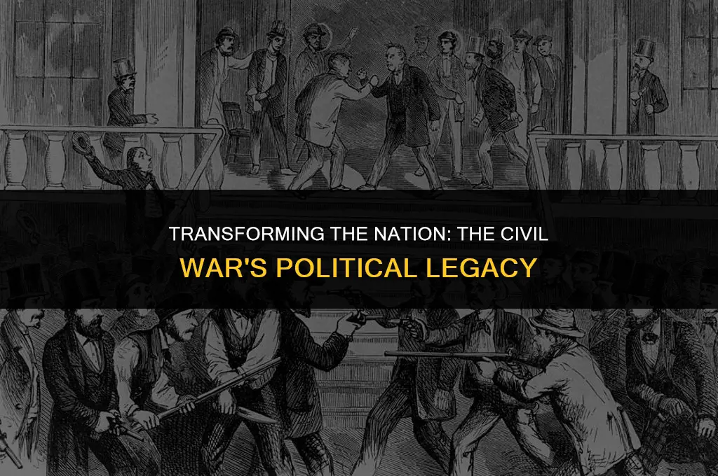 how the civil war changed america politically
