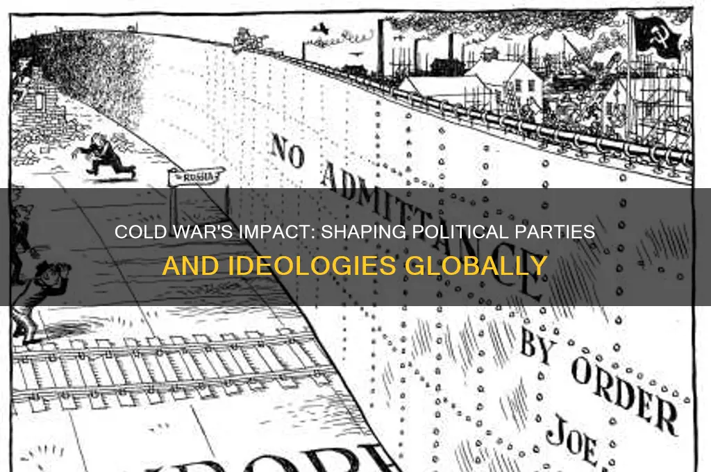how the cold war affected political parties
