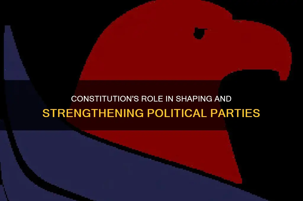 how the constitution helped promote political parties