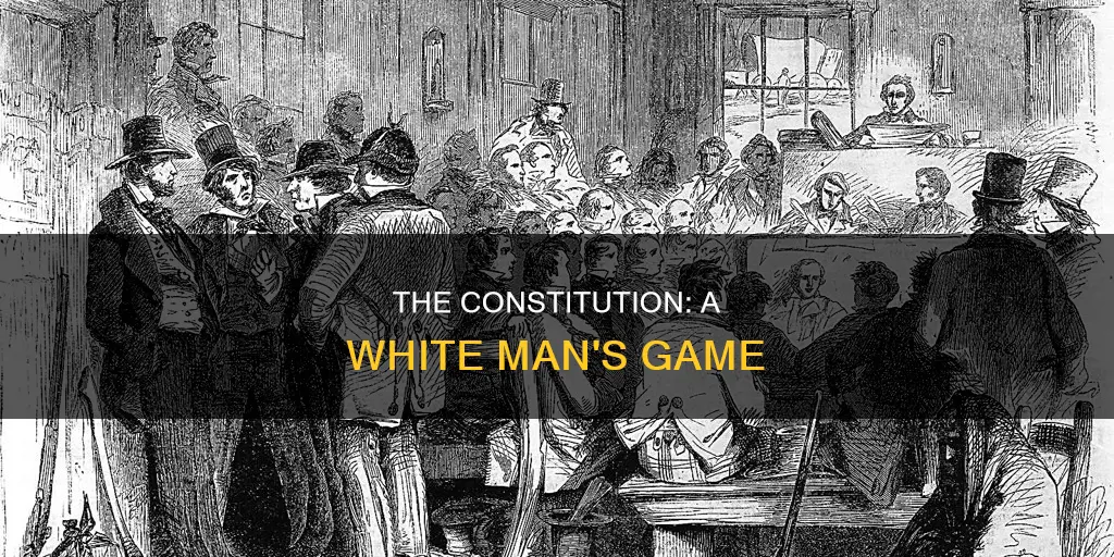 how the constitution only applied to white men